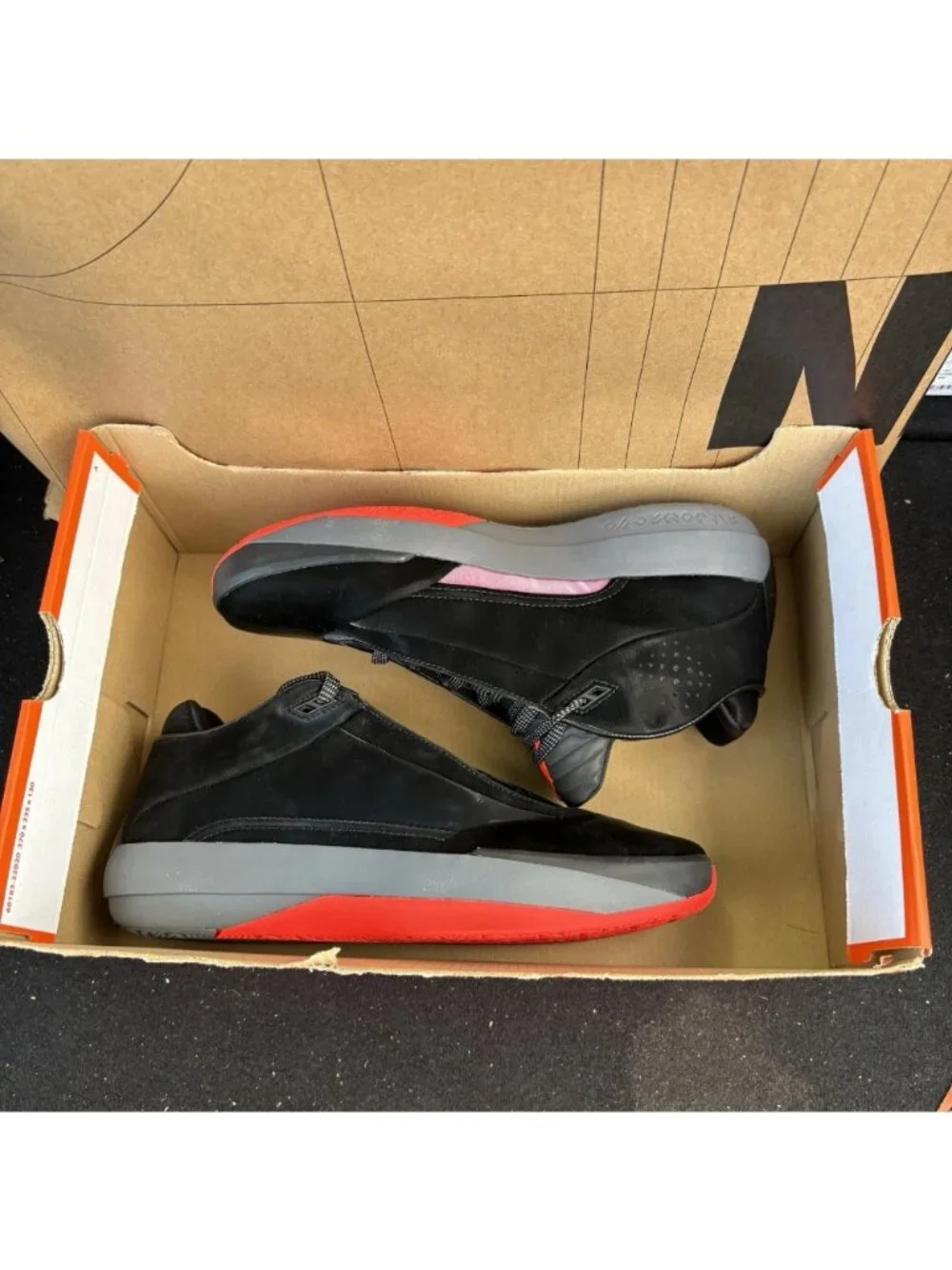 NEW Air Jordan 40 ASW Black Infrared Grey IQ4092-001 Men’s Size 9.5